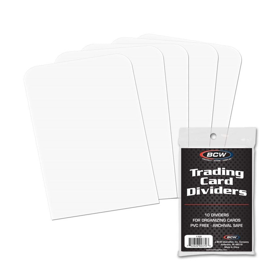 10 Count Trading Card Dividers - BCW