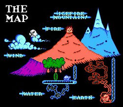 Iron Sword Wizards and Warriors II - NES