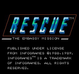 Rescue the Embassy Mission - NES