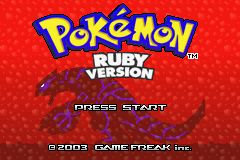 Pokemon Ruby - GBA