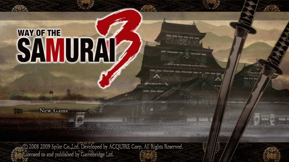 Way of the Samurai 3 - X360