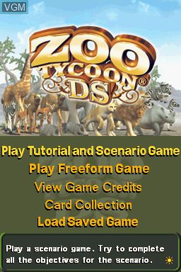 Zoo Tycoon - DS