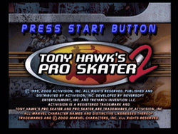 Tony Hawk 2 - Sega Dreamcast