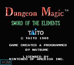Dungeon Magic - NES