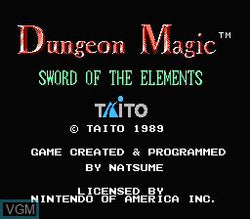 Dungeon Magic - NES
