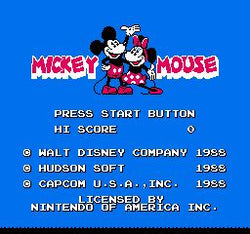 Mickey Mousecapade - NES
