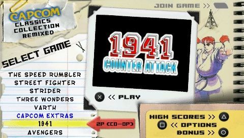 Capcom Classics Collection Remixed - PSP