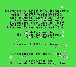 MTV Remote Control - NES