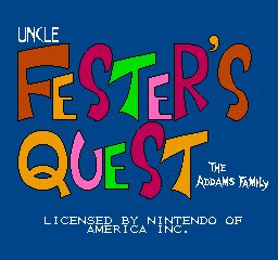 Fester's Quest - NES