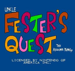 Fester's Quest - NES