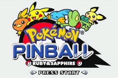 Pokemon Pinball Ruby and Sapphire - GBA