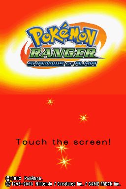 Pokemon Ranger Shadows of Almia - DS