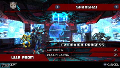 Transformers: Revenge of the Fallen - PSP