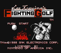 Lee Trevino's Fighting Golf - NES