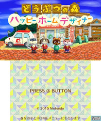Animal Crossing Happy Home Designer - 3DS