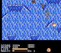 Iron Sword Wizards and Warriors II - NES