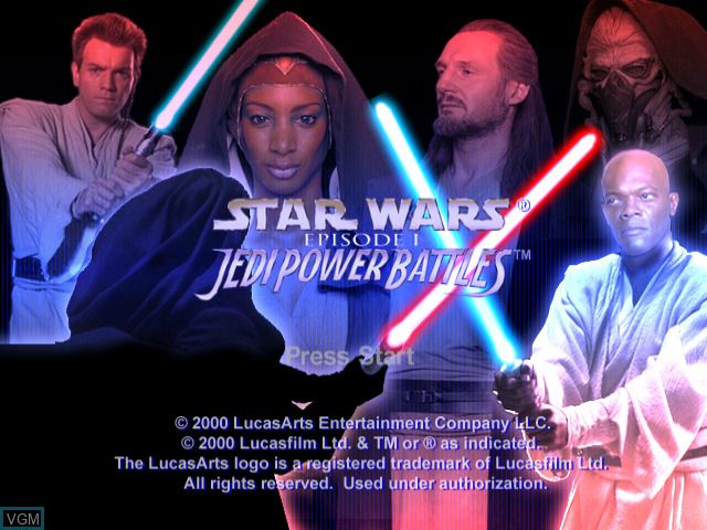 Star Wars Episode I Jedi Power Battles - Sega Dreamcast