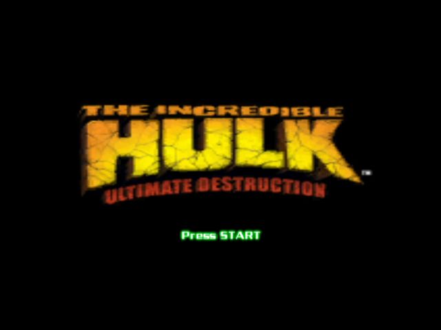 The Incredible Hulk Ultimate Destruction - GameCube