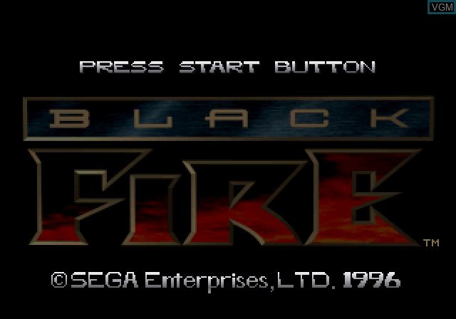 Black Fire - Sega Saturn