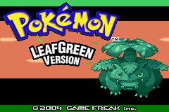 Pokemon LeafGreen Version - GBA
