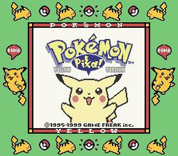 Pokemon Yellow - Gameboy Original