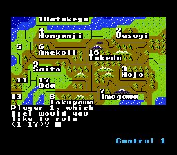 Nobunaga's Ambition - NES