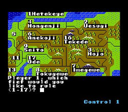 Nobunaga's Ambition - NES