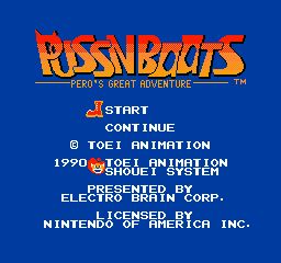 Puss N' Boots: Pero's Great Adventure - NES
