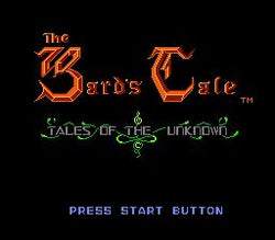 Bard's Tale - NES