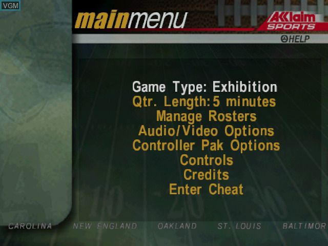 NFL Quarterback Club 2000 - N64