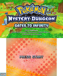 Pokemon Mystery Dungeon Gates To Infinity - 3DS