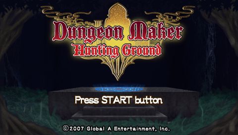 Dungeon Maker Hunting Ground - PSP