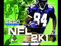 NFL 2K1 - Sega Dreamcast