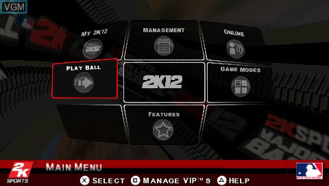 Major League Baseball 2K12 - PSP