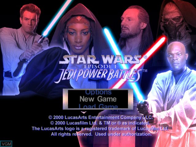 Star Wars Episode I Jedi Power Battles - Sega Dreamcast