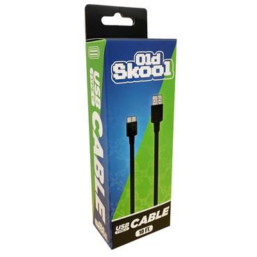 USB Type C 10 Foot Cable - Old Skool