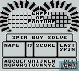 Wheel of Fortune - Gameboy