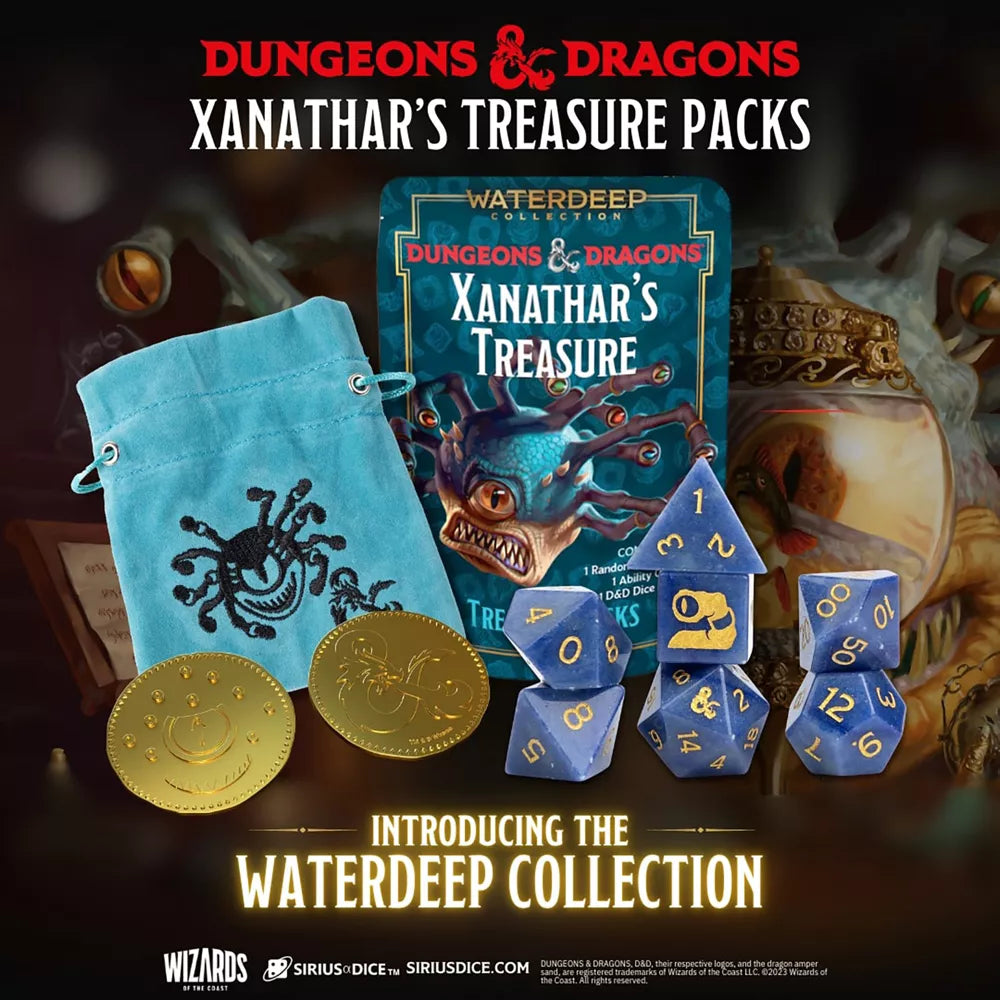 Xanathar's Treasure Dice Pack/Set - Waterdeep