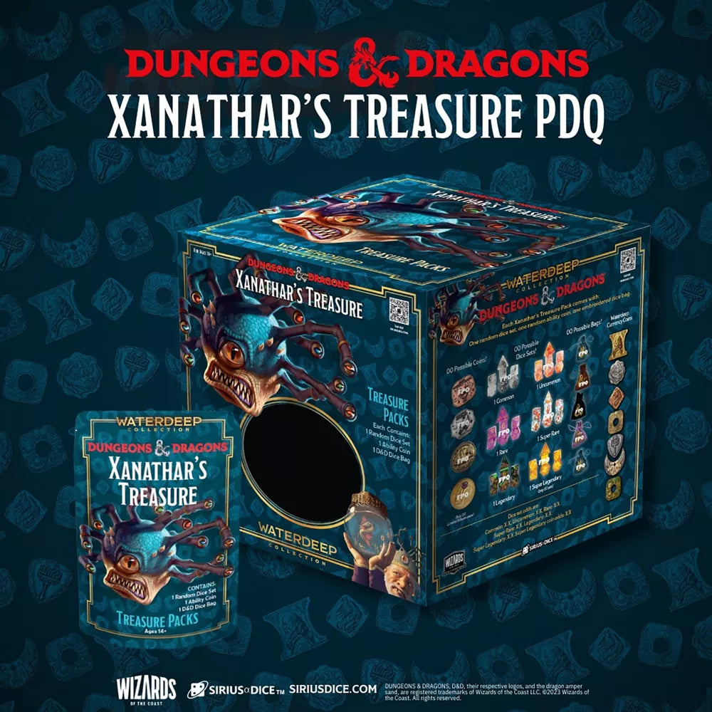 Xanathar's Treasure Dice Pack/Set - Waterdeep