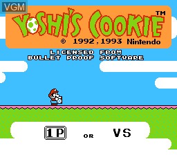 Yoshi's Cookie - NES