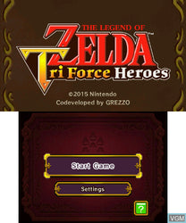 The Legend of Zelda: Tri Force Heroes - 3DS