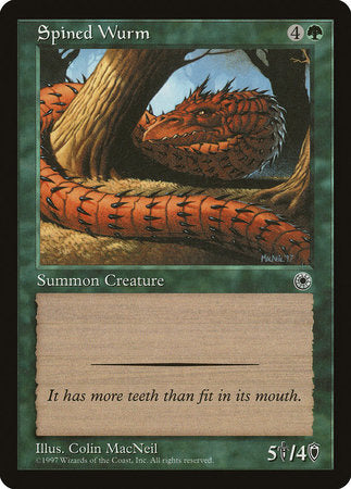 Spined Wurm [Portal] | Games A Plunder