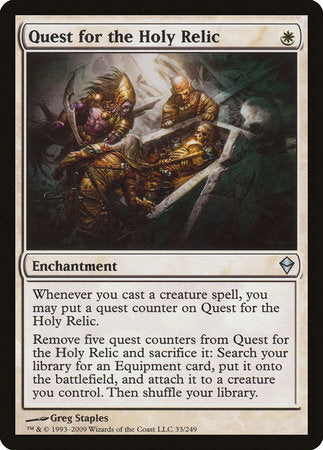 Quest for the Holy Relic [Zendikar] | Games A Plunder