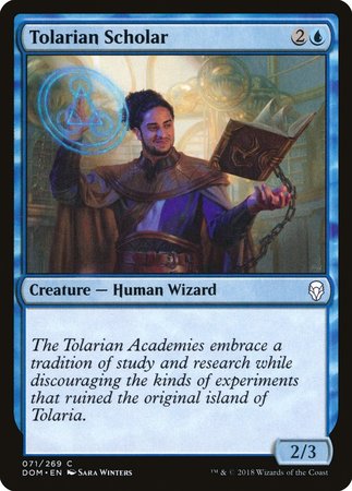 Tolarian Scholar [Dominaria] | Games A Plunder
