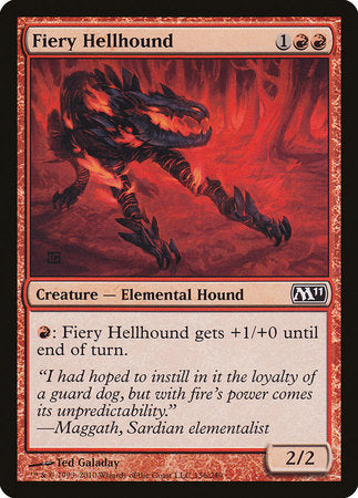 Fiery Hellhound [Magic 2011] | Games A Plunder