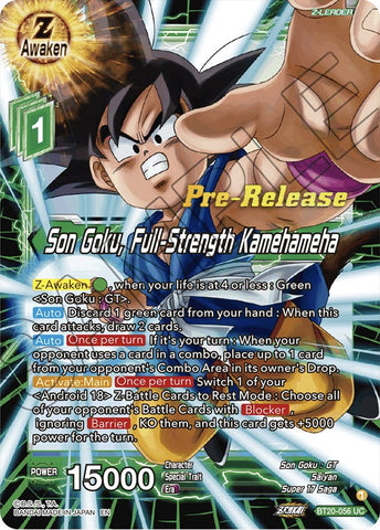 Son Goku // SS4 Son Goku, Betting It All (BT20-054) [Power Absorbed Pr