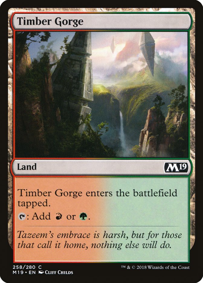 Timber Gorge [Core Set 2019] | Games A Plunder