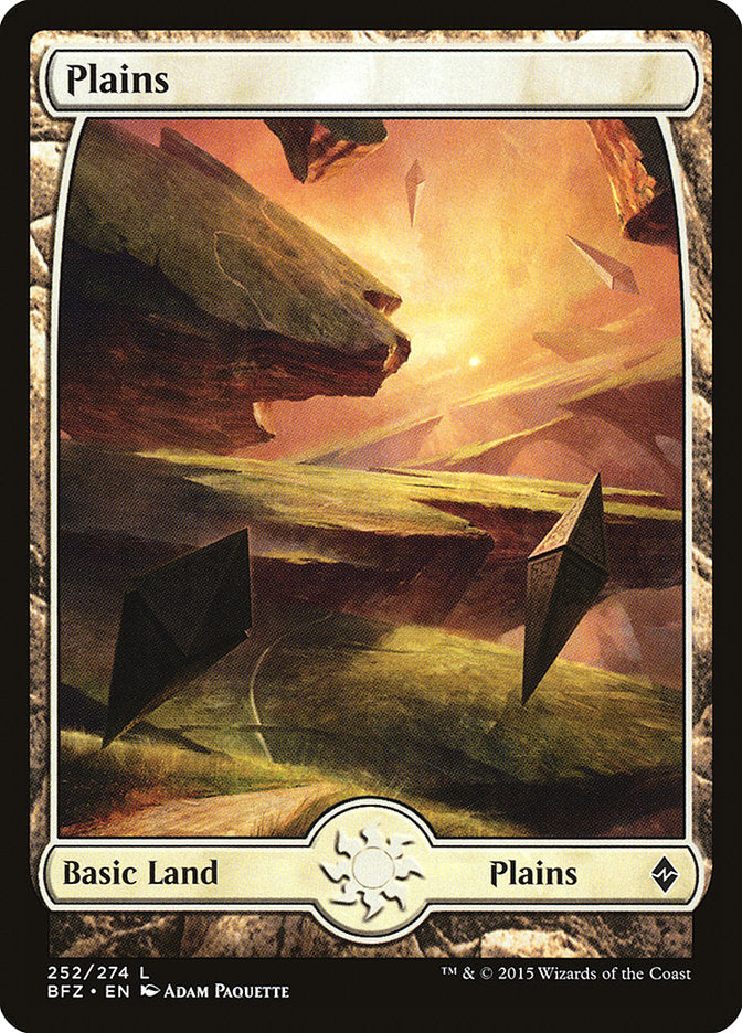 Plains (252) [Battle for Zendikar] | Games A Plunder