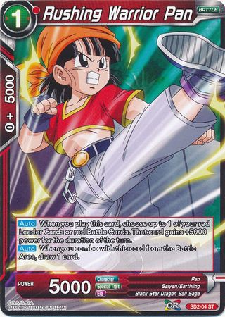 Rushing Warrior Pan (Starter Deck - The Extreme Evolution) [SD2-04]