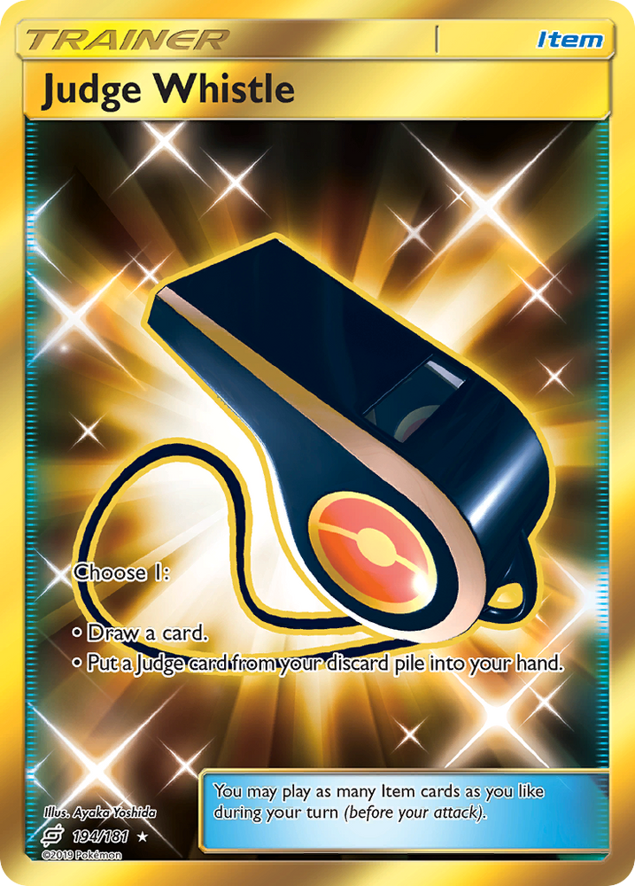 judge pokemon card price Judge Whistle (194/181) [Sun & Moon: Team Up]